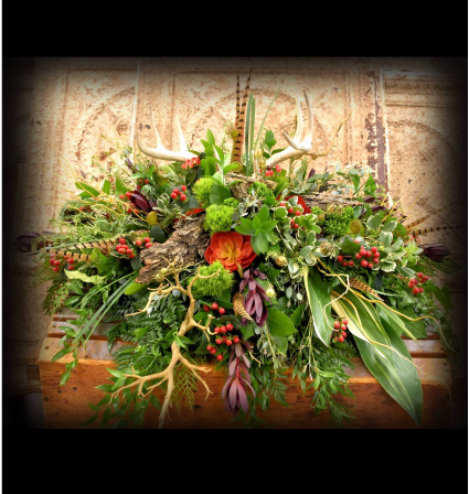 Masculine Casket Spray Casket Spray