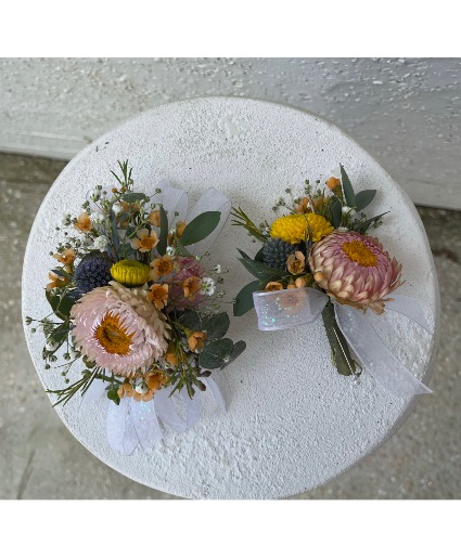Spring Colors Matching Designer's Choice Corsage & Boutonniere