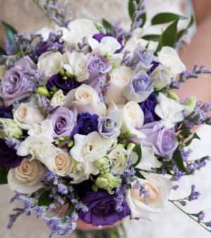 Mauve and Cream Bridal (see notes for photo Credit Wedding