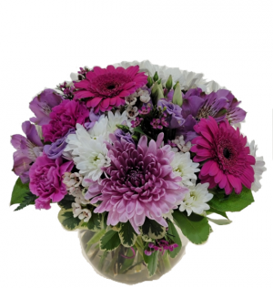 Mauve Madness vase arrangement