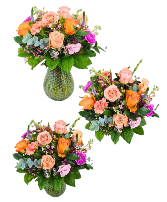 Mauve Malibu Designer's Choice Vased Arrangement