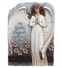 May God's Angels Watch Over You Stone
