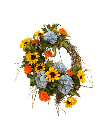 Friends Forever  Silk Flower Wreath 