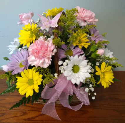 MD 5 Springy Daisies And Butterfly 