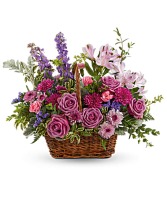 Meadow Basket Bouquet Fresh Mix