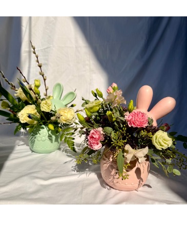 Meadow Bunny Arrangement  in Warren, PA | VIRG-ANN FLOWER SHOP LLC.