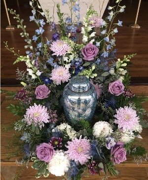Meadow Fresh Cremation Wreath