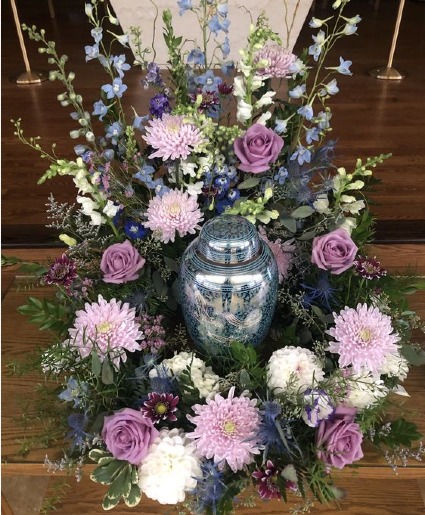 Meadow Fresh Cremation Wreath