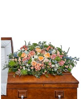 Meadow of Memories Casket Spray Sympathy