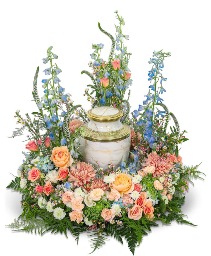Meadow of Memories Cremation Tribute Flower Arrangement
