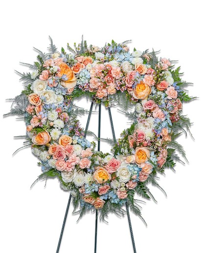 Meadow of Memories Heart Flower Arrangement