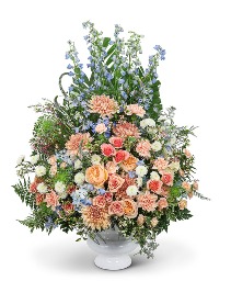 Meadow of Memories Urn Flower Arrangement