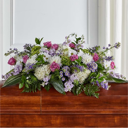 Meadows of Serenity Casket Spray 