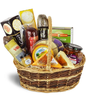 Meat & Cheese Basket Gourmet