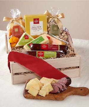 Meat & Cheese Charcuterie  Gift Basket 
