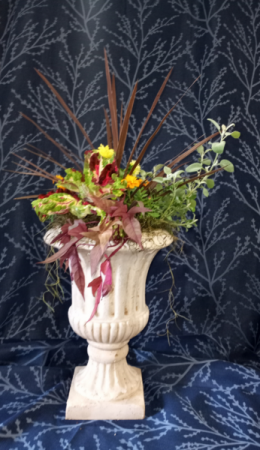 Medium Bountiful Stone Garden Urn  Garden 