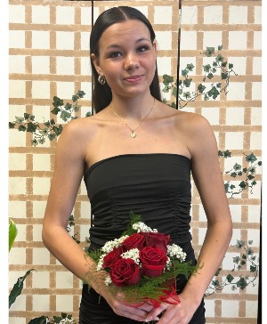 Medium Red Rose Nosegay 