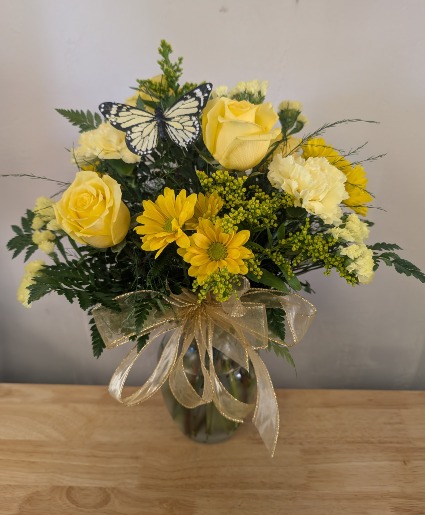 Mellow Yellow Local floral delivery Mesa gold cany 