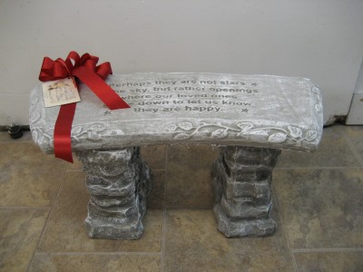 Memorial Bench Variety of Verses