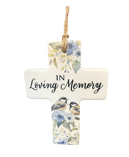 Memorial Ceramic Cross  