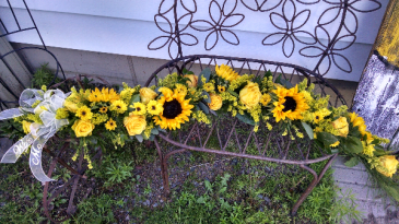 Memorial Floral Garland memorial Garland in Park Falls, WI | The Blumenhaus