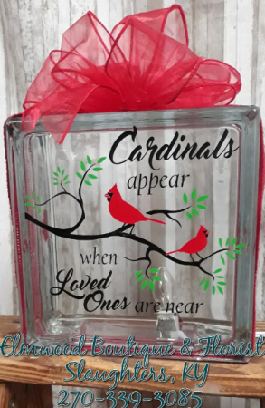 Memorial Glass Block 