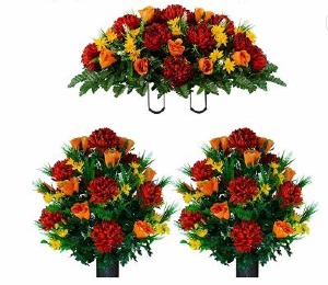 memorial headstone-vase set-summer 