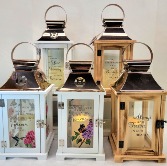 Memorial Lantern With Candle 
