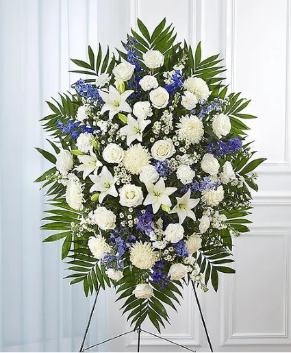 Memorial Spray Blue - 00348 