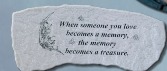 Memorial Stone Bench (Mini Butterflys MEMORY) 