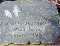Memorial Stone Concrete decorative garden stone