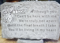 Memorial Stone Concrete decorative garden stone