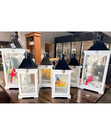 Memorial Sympathy Lantern KEEPSAKE in Trumann, AR | Blossom Events & Florist