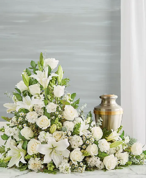 Memorial Urn White Side - 00192 
