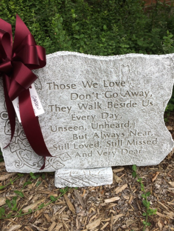 Memorial Walk Beside Memorial Stone