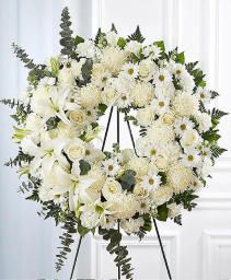 Memorial Wreath White - 00231 