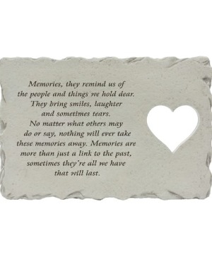 Memories Heart cutout Stone stone