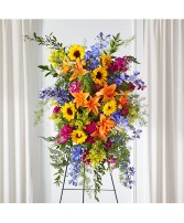 Colorful Memorial  Spray