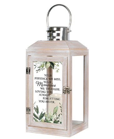 Memories Lantern with Candle in Chicora, PA | Lily Dale Floral Design Studio