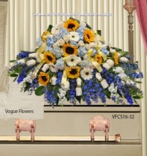 Memories Of Affection Sympathy Casket Spray