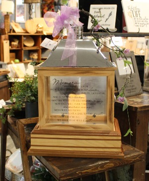 Memories they remind us lantern Remote Candle Memorial Lantern