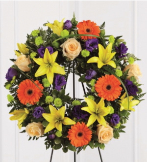 Radiant Life Memorial Wreath Stand sold separately Funeral Standing Wreath 