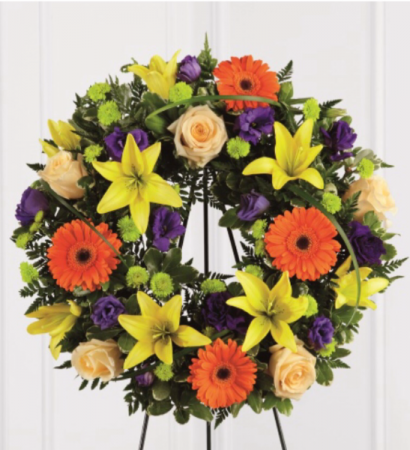 Radiant Life Memorial Wreath Stand sold separately Funeral Standing Wreath 