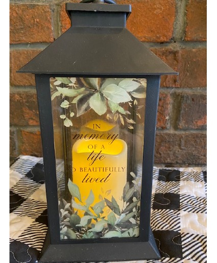 Memory Lantern  Lighted Lantern