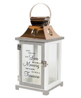 "Memory" Single Candle Lantern Lantern Keepsake