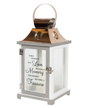"Memory" Single Candle Lantern Lantern Keepsake