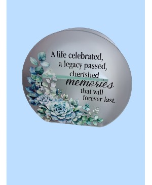 Memory Tea Light Candle Holder Sympathy