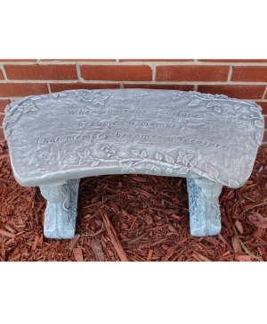 Memory /Treasure Bench Stepping Stone