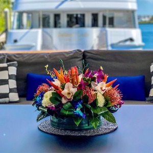 Yacht Flowers for Exterior - Long-Lasting Tropical Flowers for Aft