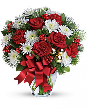 MERRY AND BRIGHT Vase Arrangement